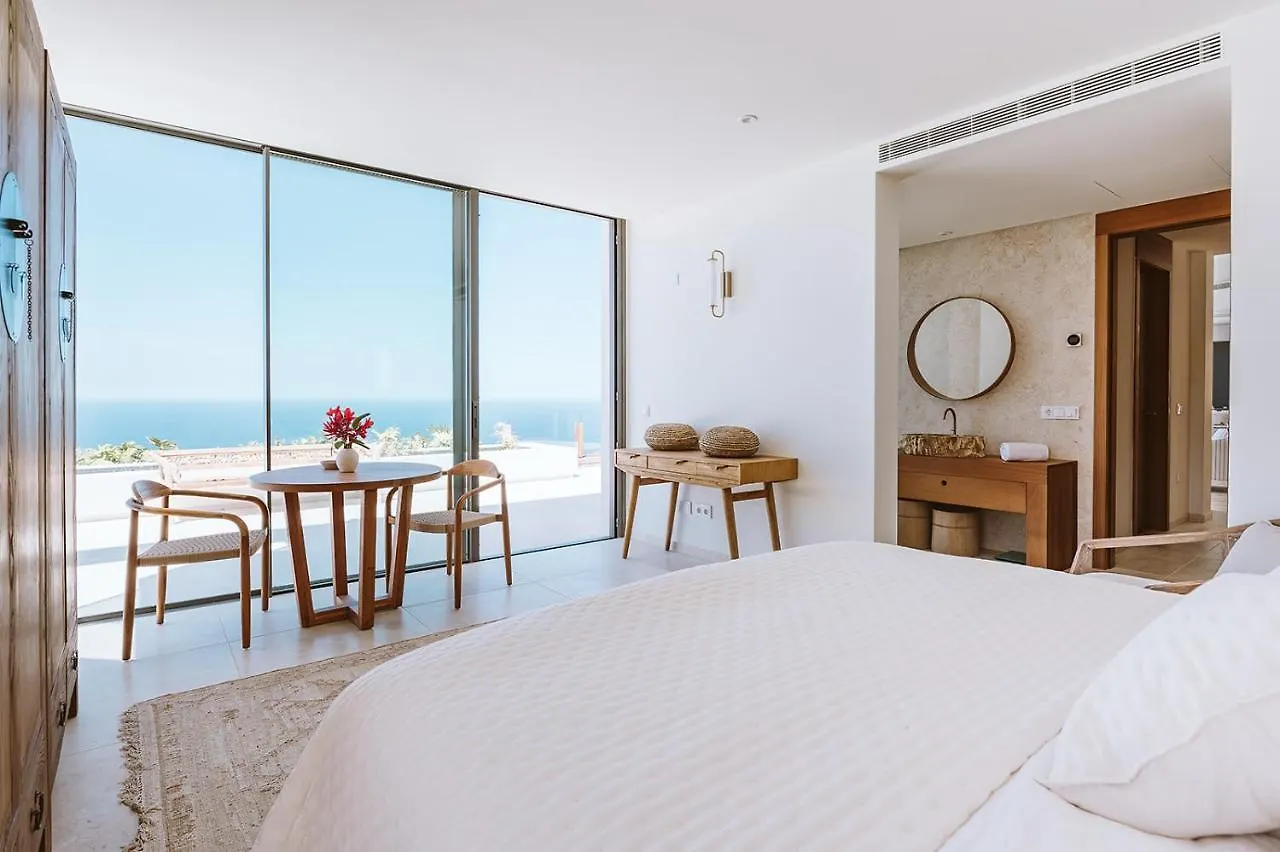 Serenity Villa On The Cliff With Climatized Pool Sauzal 0*,
