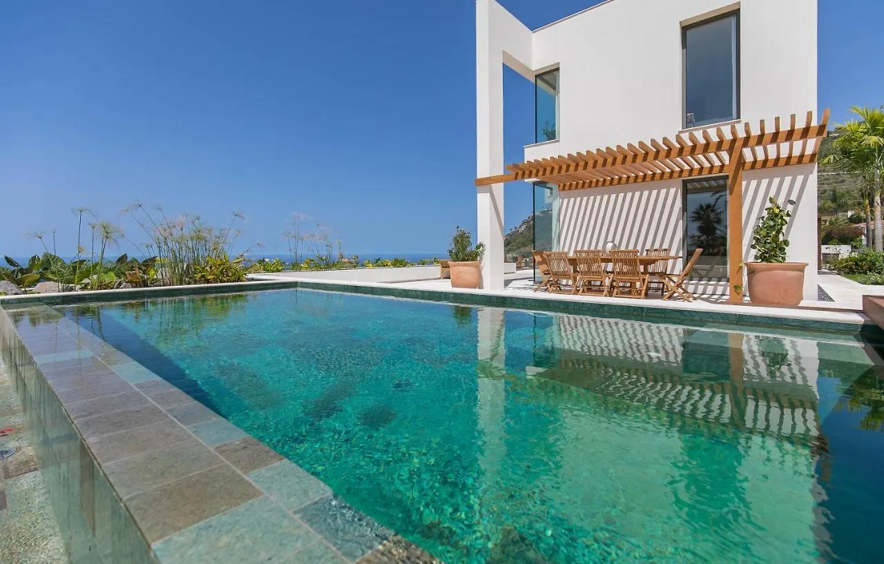 Serenity Villa On The Cliff With Climatized Pool Sauzal