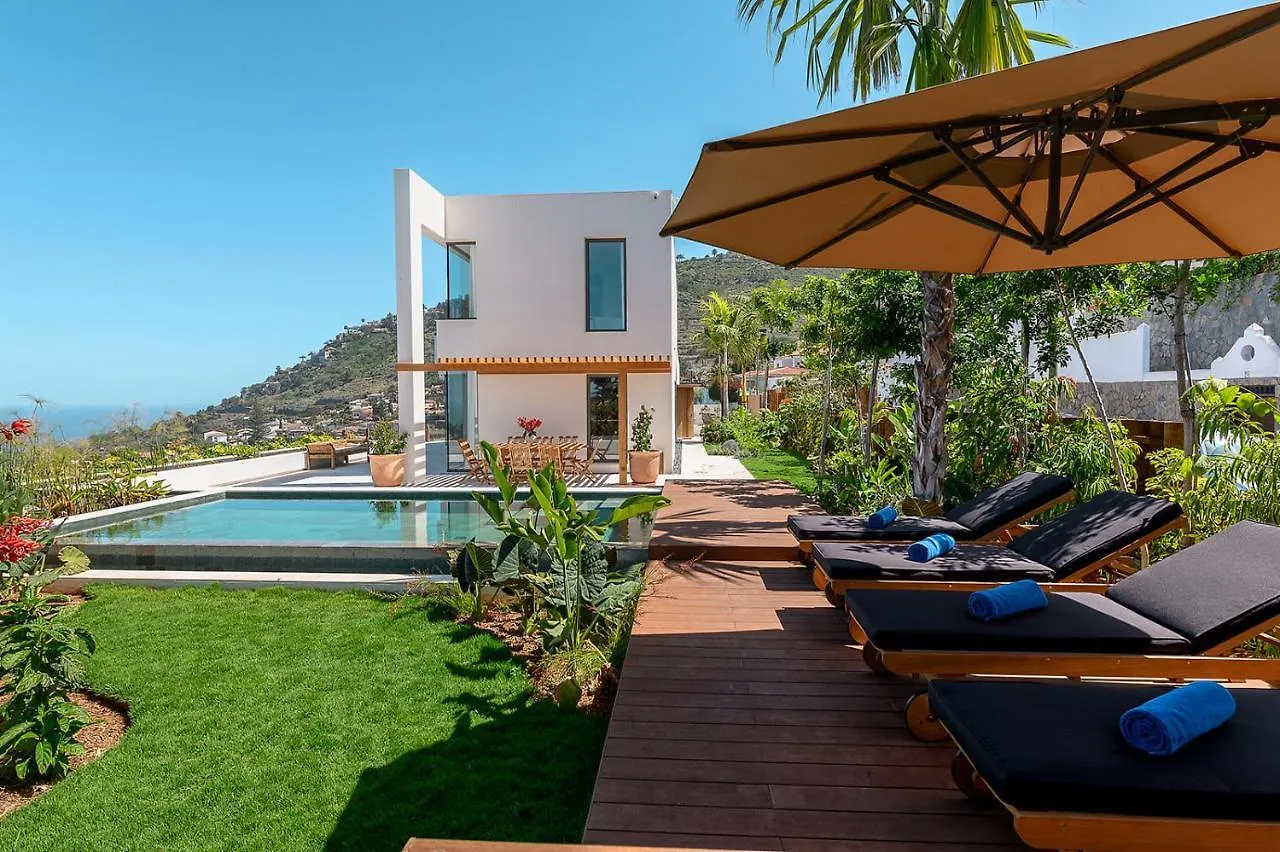 Serenity Villa On The Cliff With Climatized Pool Sauzal