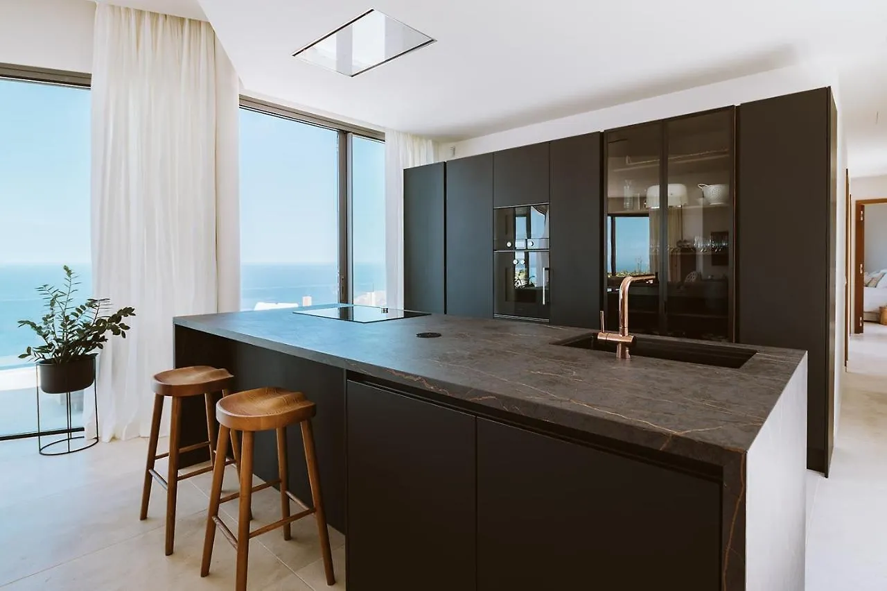 Serenity Villa On The Cliff With Climatized Pool Sauzal 0*,
