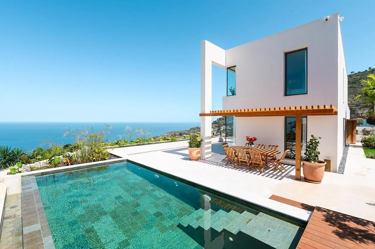 Serenity Villa On The Cliff With Climatized Pool Sauzal